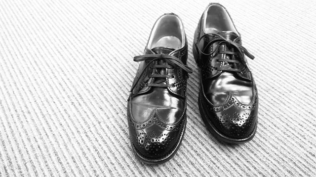 デッドストックのようなレディース(キッズ？)サイズのALDEN手元に迎えて1年ですが、すくすく育っています。#shoecaregirls #靴磨き女子部#ALDEN#cordvan #wingtip#leathrshoes#shoecare