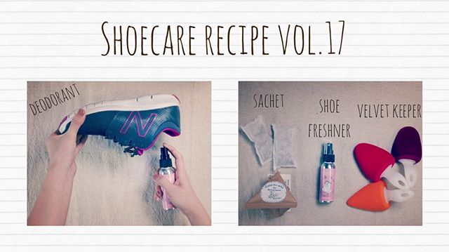 .靴磨き女子部 Shoe Care Recipe 17回目は靴の消臭についてですタイツやストッキングを履くと汗を吸ってくれないのでいつもより強い匂いを感じませんか？フィッティングや脱いだ後の除菌消臭について詳しく解説しています。詳細は靴磨き女子部ホームページのRECIPEからご覧いただけます。毎月１回更新中♡.HP:@shoecaregirls#靴磨き女子部 #足元倶楽部 #靴磨き女子部t #おしゃれさんと繋がりたい #足元くら部 #9月23日は靴磨きの日 #ニオイ #靴磨き #仕事靴 #newbalance #シューケアレシピ #sachet #見えないとこもケアするよ #sundayfunday #shoecaregirls #mmowbray #mowbraymania #followme #shoecare #asakusa #halloween...